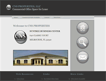 Tablet Screenshot of cnsproperties.com